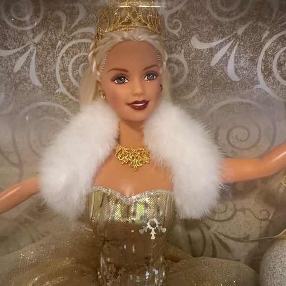 Barbie Celebration Doll in Gold and White Gown - Picture 4 of 5